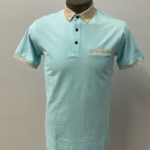 Pazo shirt polo mint design collar modern fit